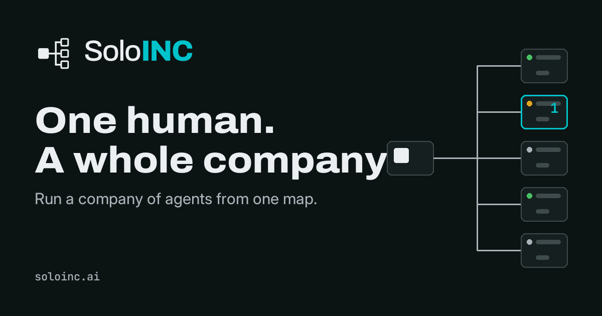 The link preview card: the lockup, the headline and a rendered map